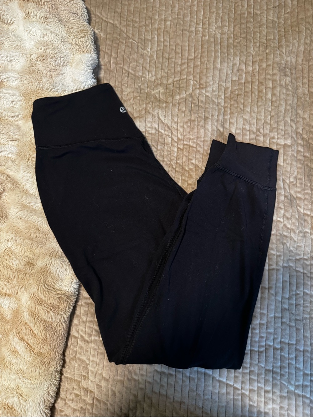 lululemon athletica Girls' Black Athletic Legging Joggers